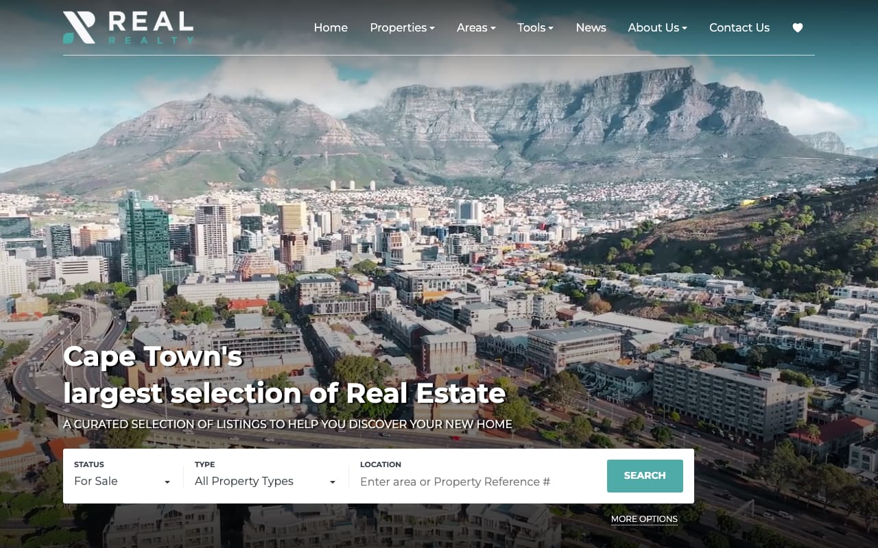 Real Realty website powered by RealtyPA