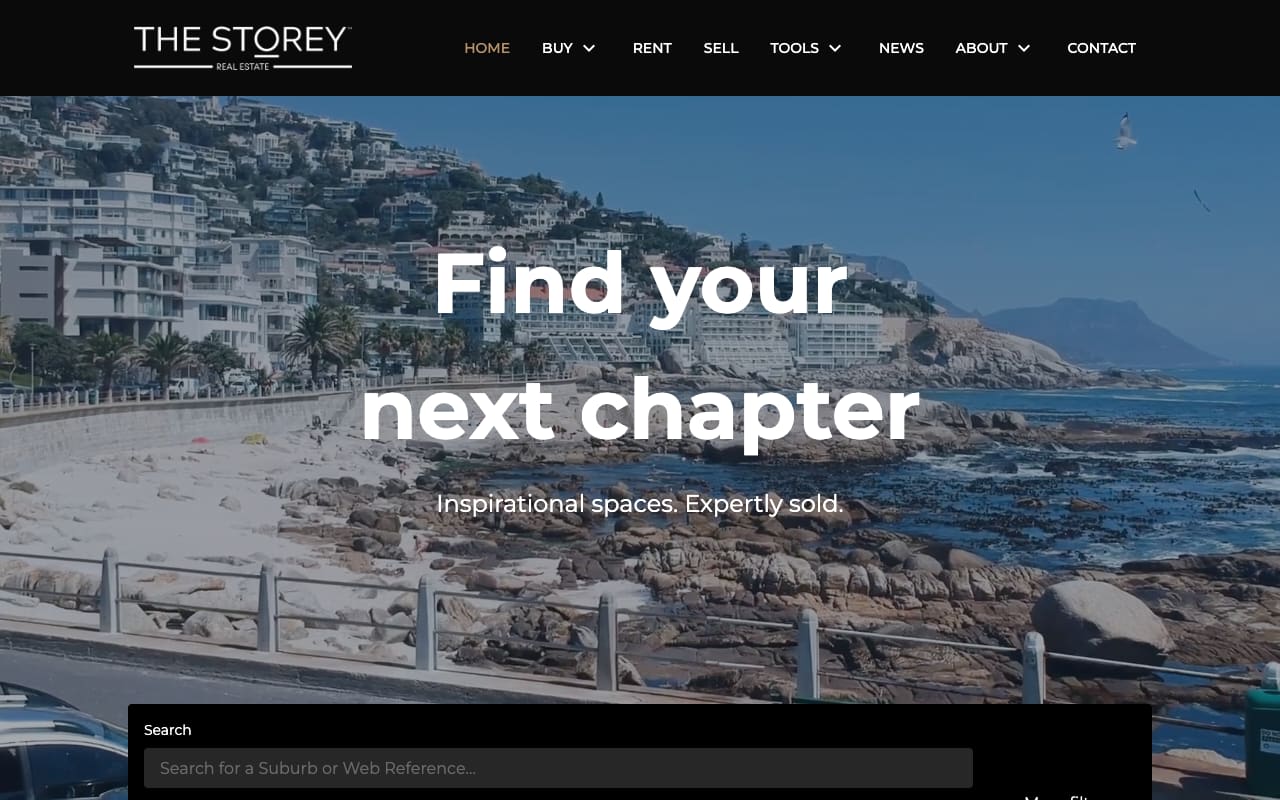 The Storey Real Estate website powered by RealtyPA