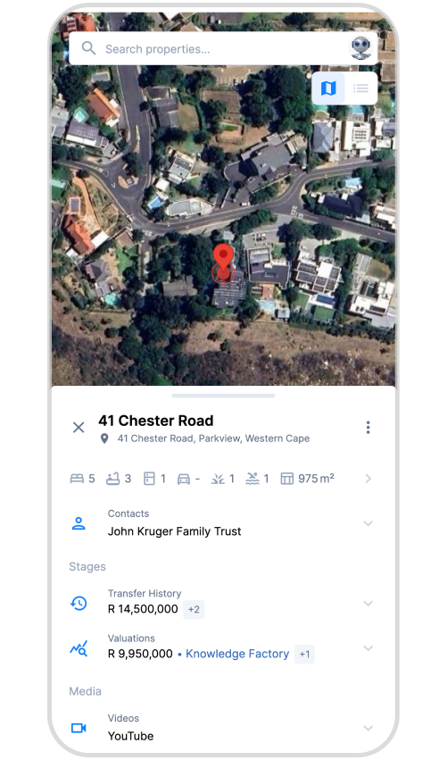 Listings screenshot